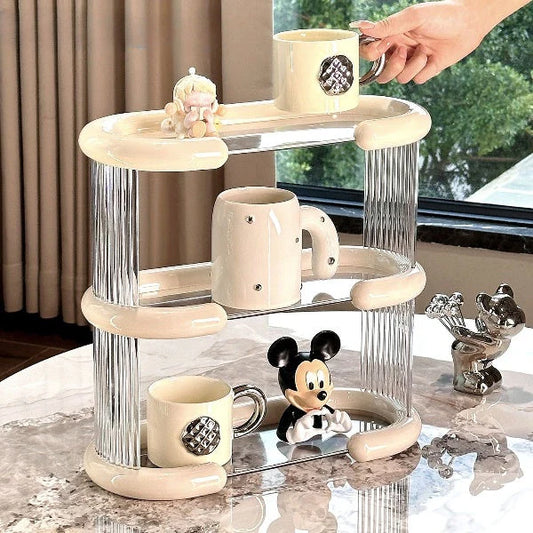 3 Layer Luxury Desktop Makeup Storage Rack